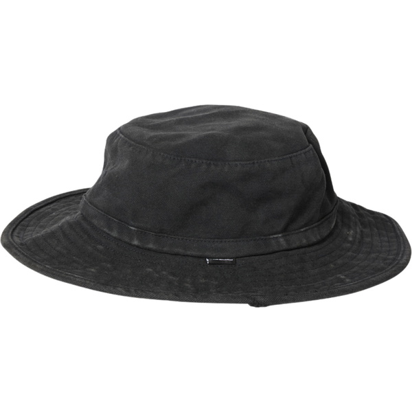 2025 Rip Curl Search Canvas Wide Brim Hat 1FYMHE - Black